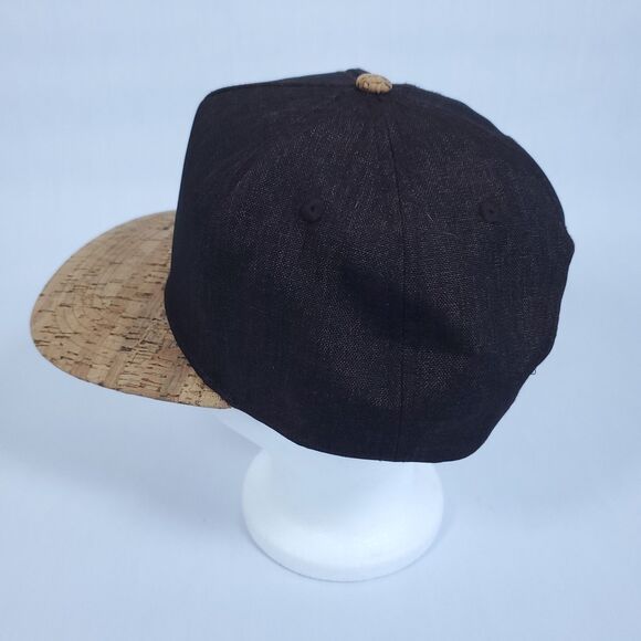 Cork Bill Trucker Hat Snapback Adjustable Cap Excellent Cond Brown - Picture 4 of 10
